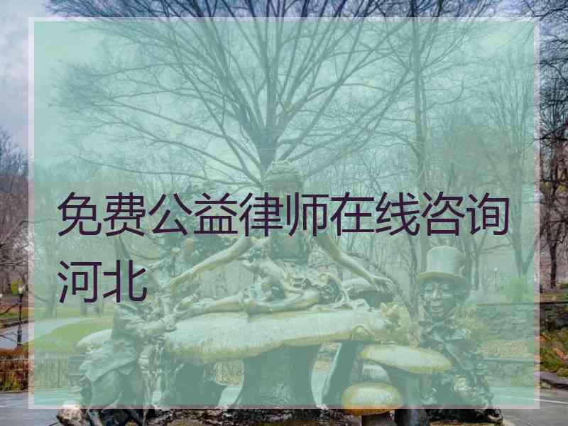 免费公益律师在线咨询河北