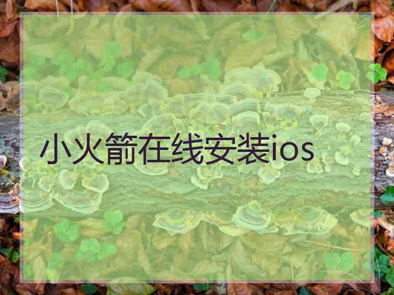 小火箭在线安装ios