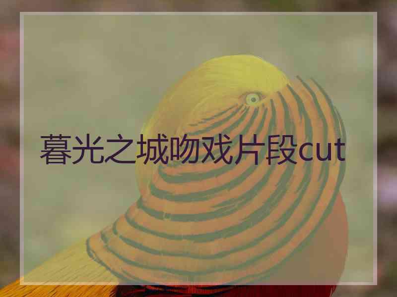 暮光之城吻戏片段cut