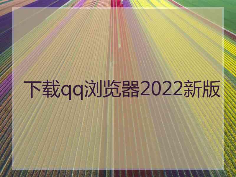 下载qq浏览器2022新版