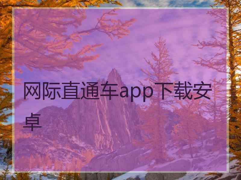 网际直通车app下载安卓