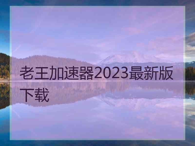 老王加速器2023最新版下载