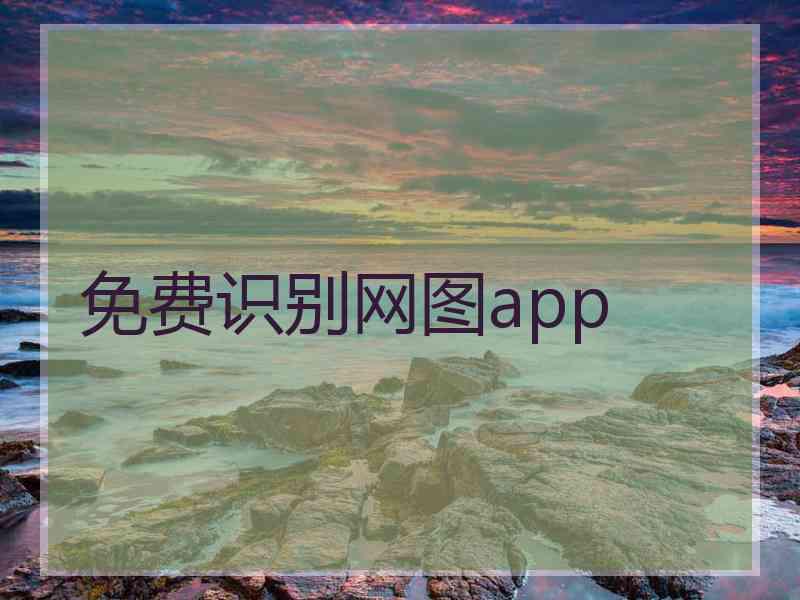 免费识别网图app