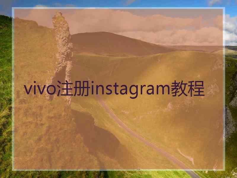 vivo注册instagram教程