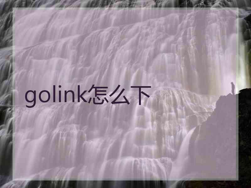 golink怎么下