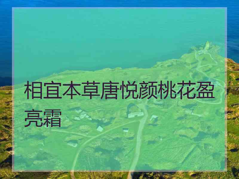 相宜本草唐悦颜桃花盈亮霜