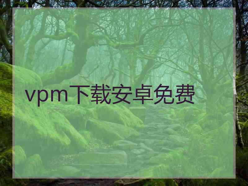 vpm下载安卓免费