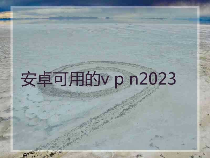 安卓可用的v p n2023