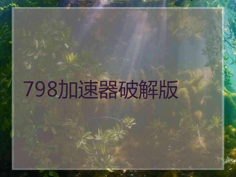 798加速器破解版