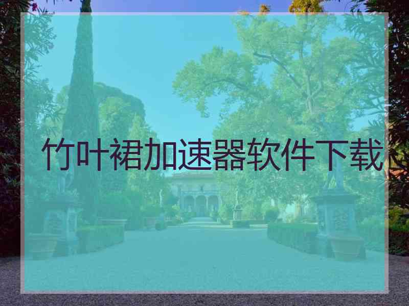 竹叶裙加速器软件下载