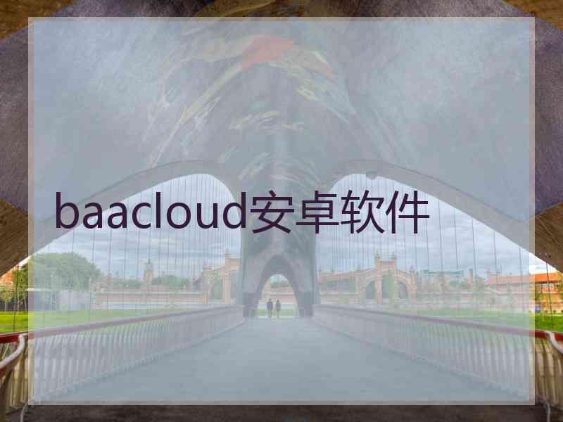 baacloud安卓软件